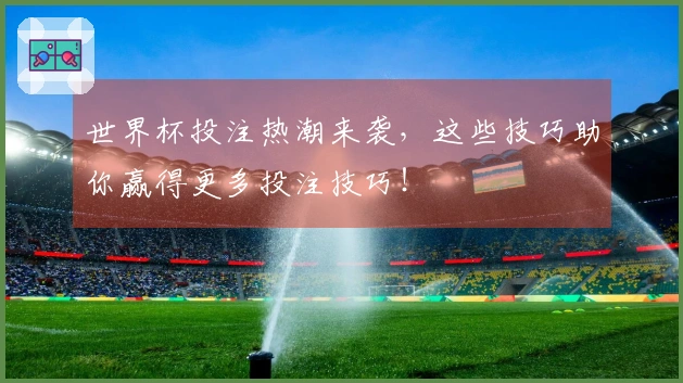 世界杯投注热潮来袭，这些技巧助你赢得更多投注技巧！