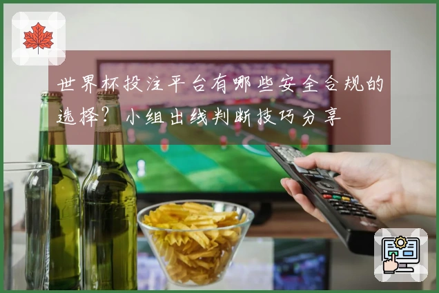 世界杯投注平台有哪些安全合规的选择？小组出线判断技巧分享