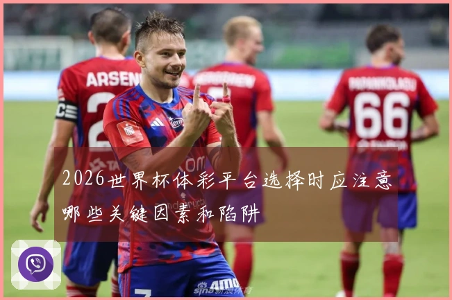 2026世界杯体彩平台选择时应注意哪些关键因素和陷阱