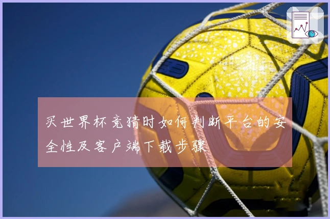 买世界杯竞猜时如何判断平台的安全性及客户端下载步骤